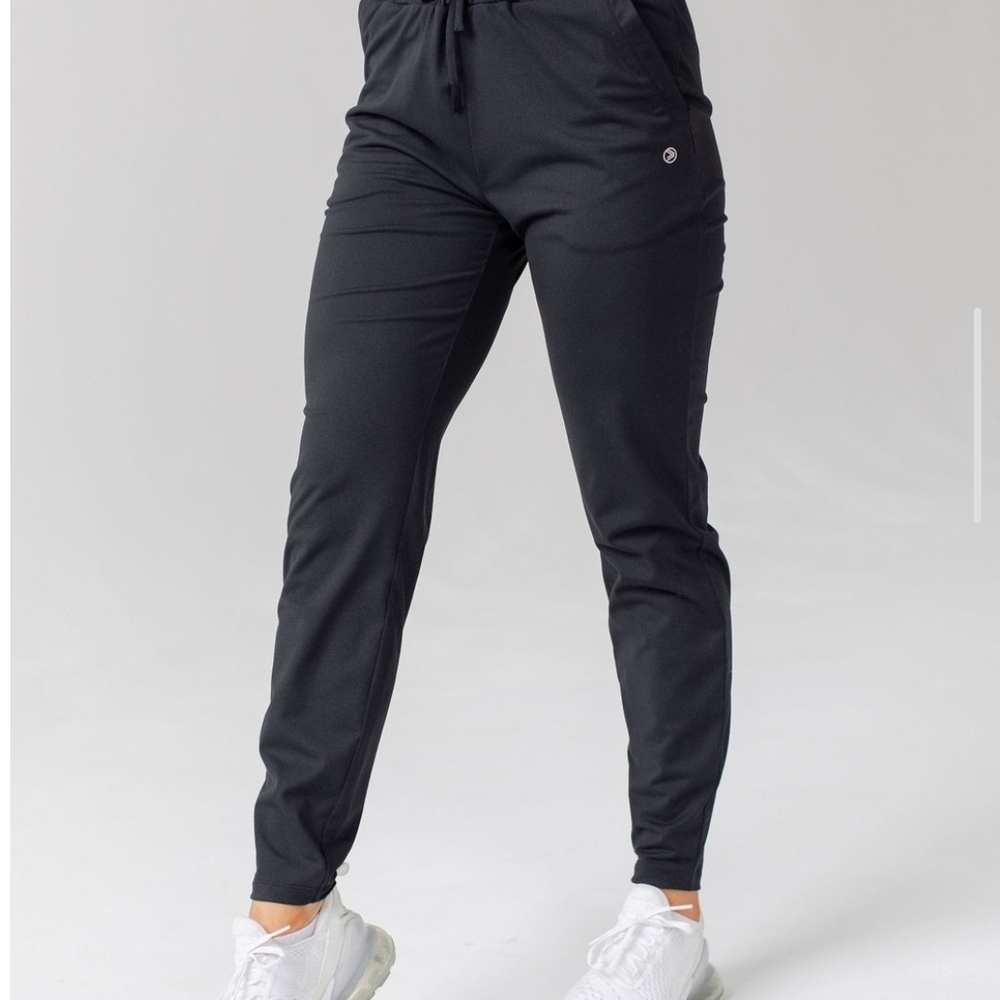 SAVVI Women's  Comfy stretchy Street Joggers BLACK | Size Small - Picture 5 of 9